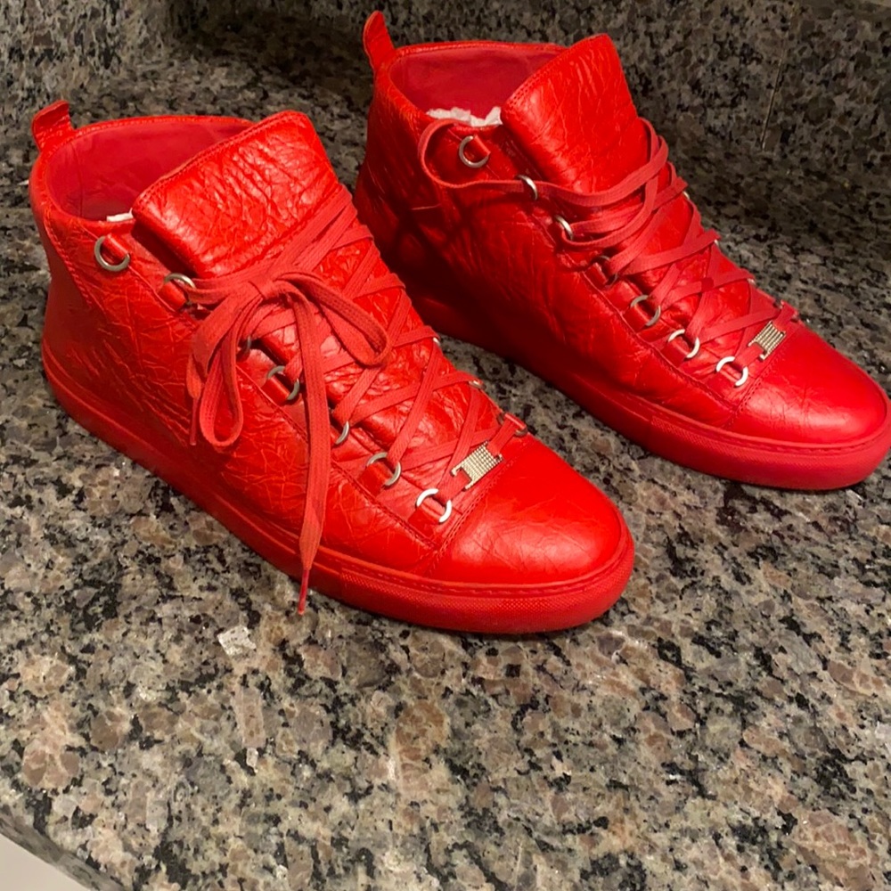 Balenciaga men’s arena opaque sneakers size 44